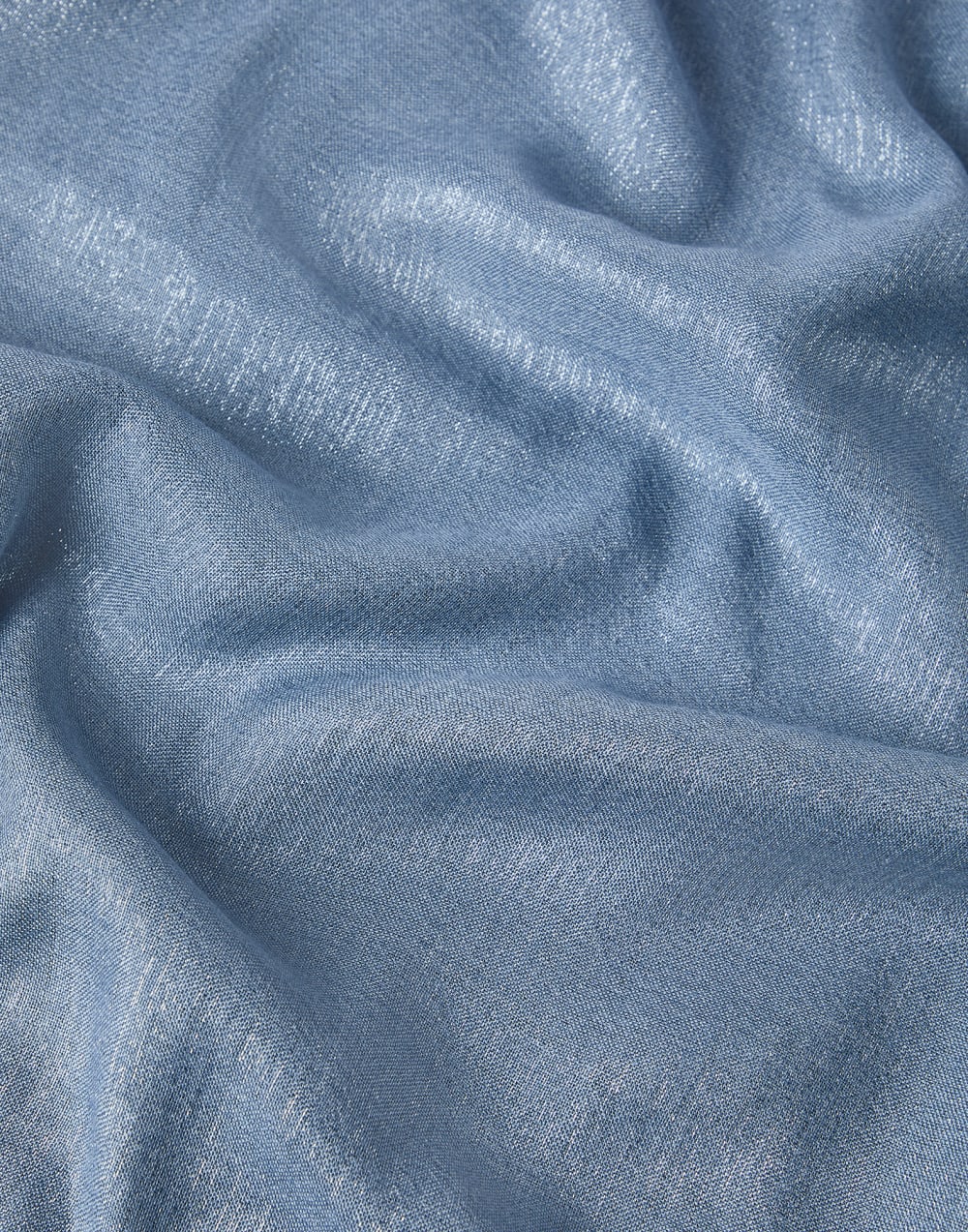 Sparkling scarf Blue Woman - Brunello Cucinelli