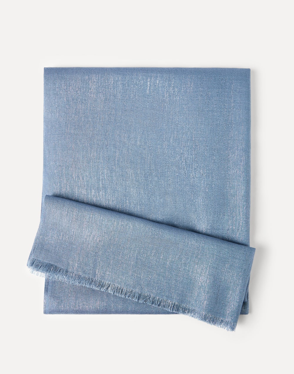 Sparkling scarf Blue Woman - Brunello Cucinelli