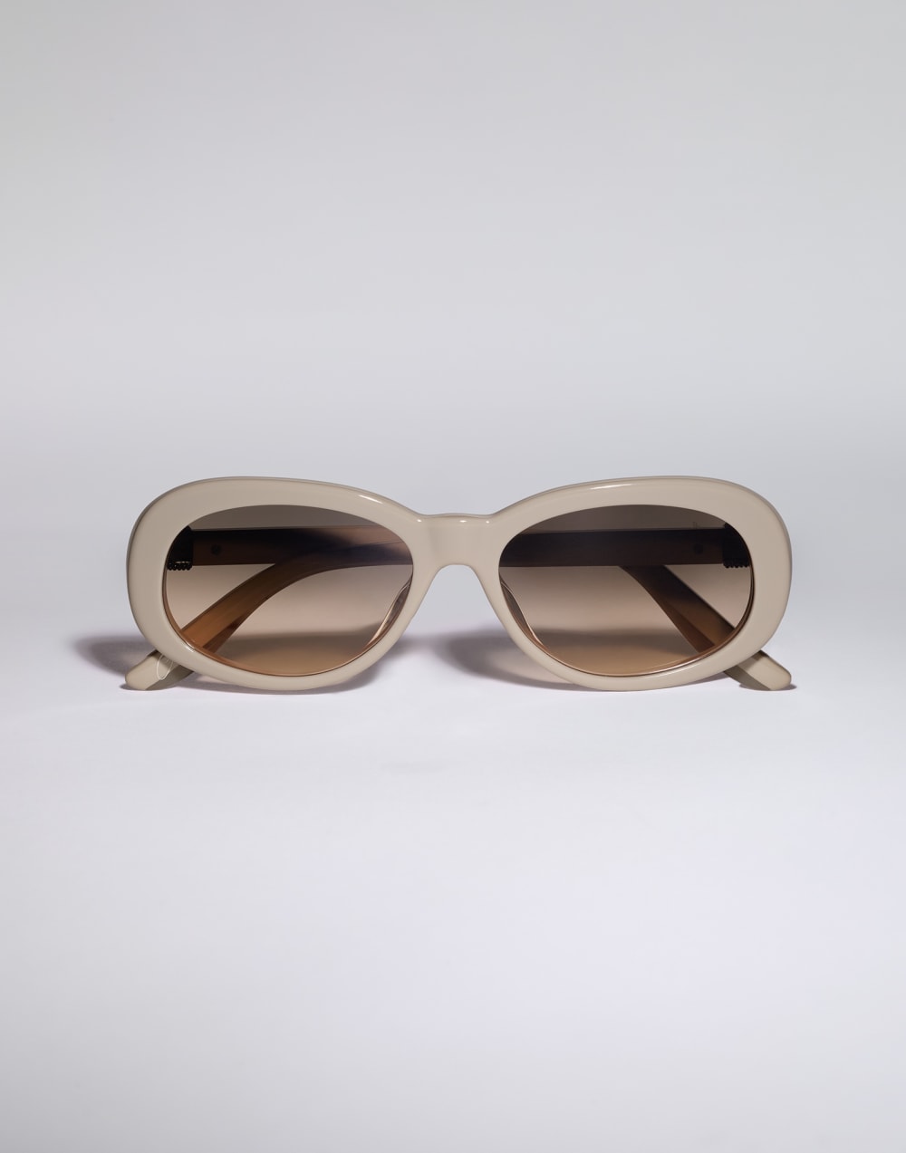 Lunettes de soleil Claire en acétate Beige Lunettes - Brunello Cucinelli