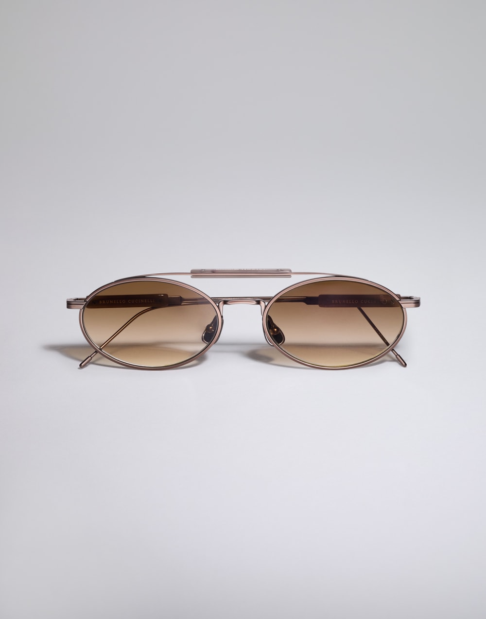 Lunettes de soleil en titane Or Rose Lunettes - Brunello Cucinelli