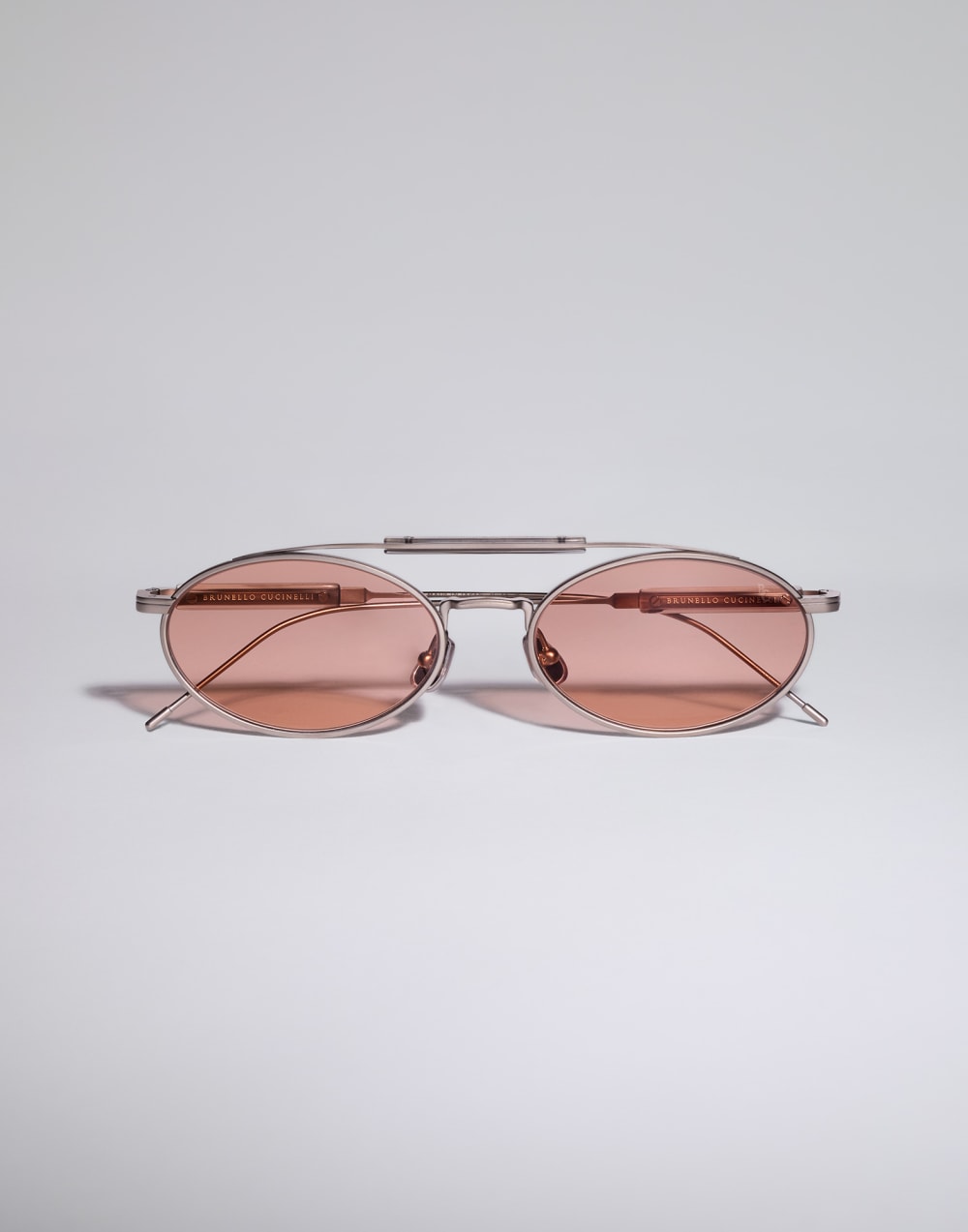 Titanium sunglasses Satin Silver Eyewear - Brunello Cucinelli