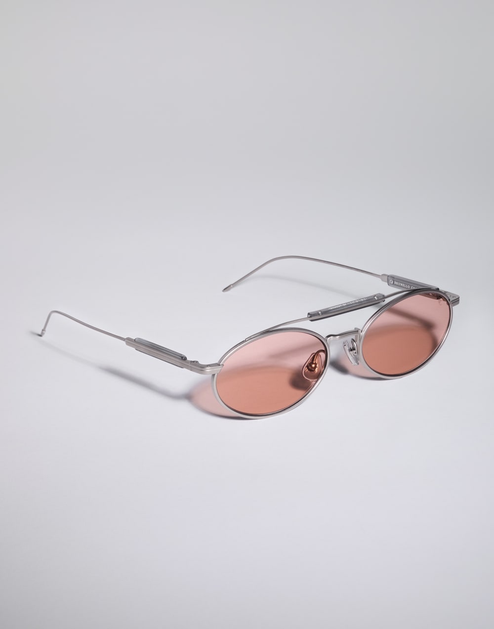 Titanium sunglasses Satin Silver Eyewear - Brunello Cucinelli