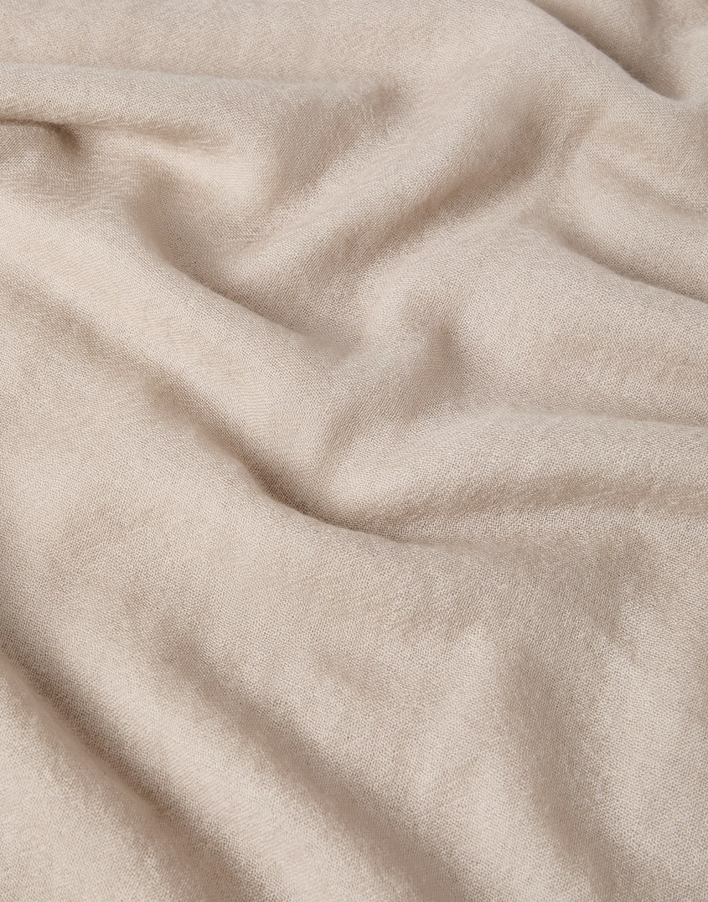 Cashmere and silk scarf Beige Woman - Brunello Cucinelli