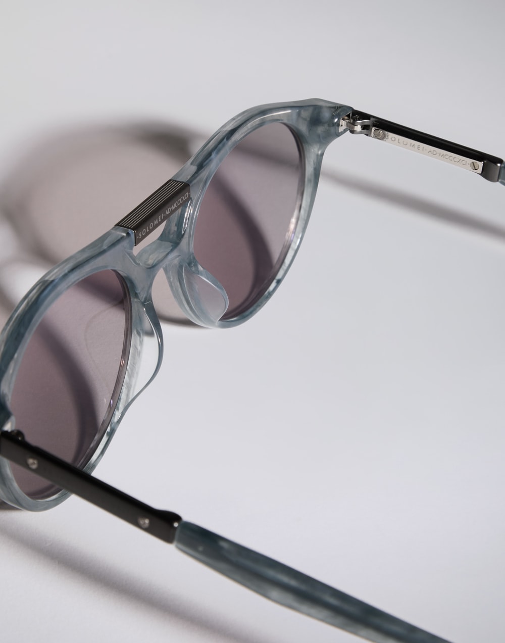 Lunettes de soleil en acétate Cashmere Gris Lunettes - Brunello Cucinelli