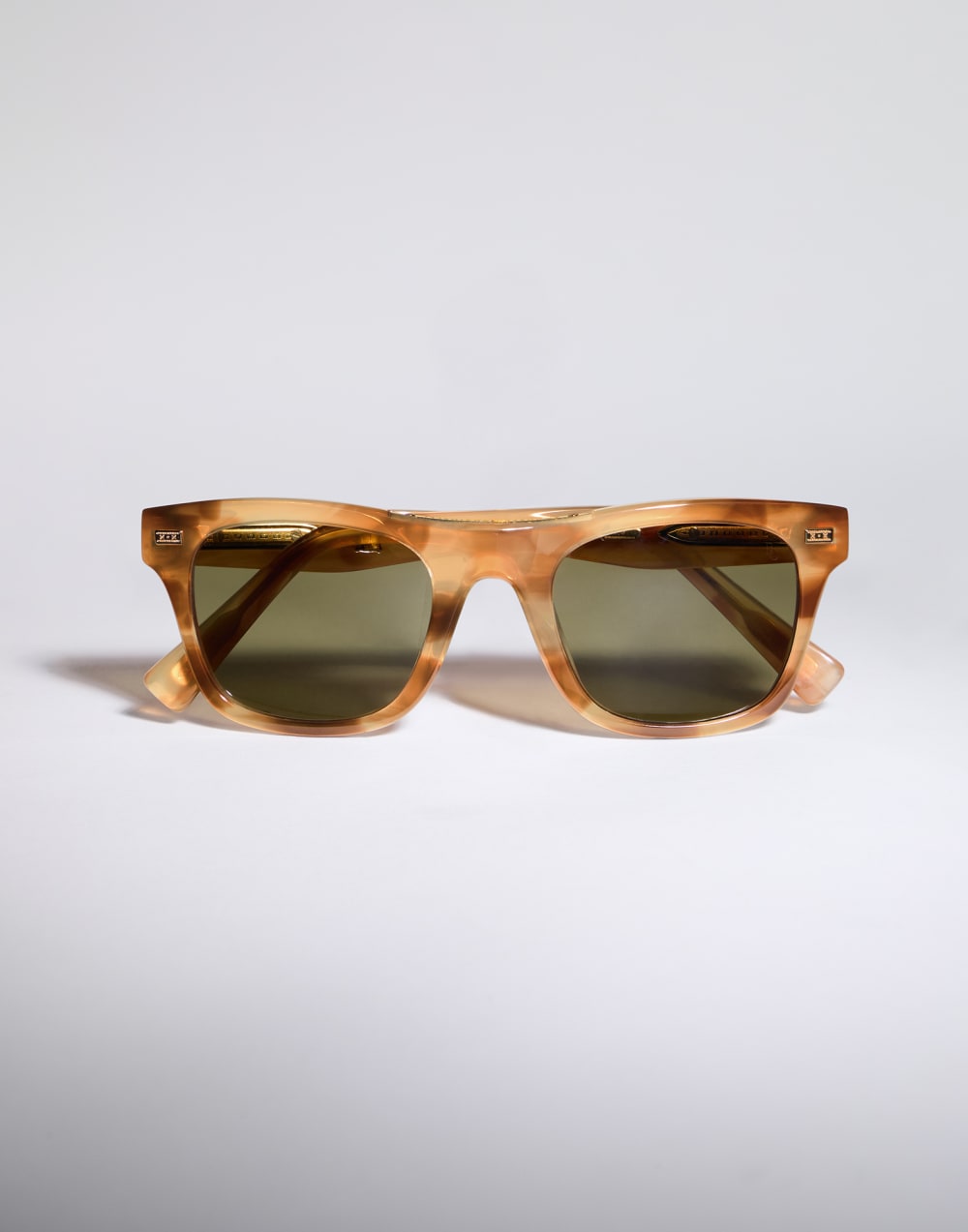 Mr. Brunello Goldcraft with gold Havana Honey Eyewear - Brunello Cucinelli