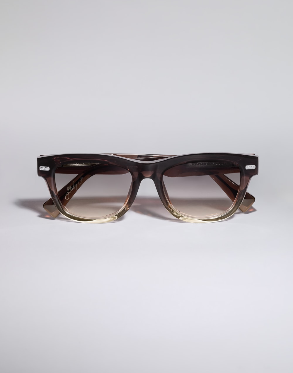 サングラス「Stanley J.」 ブラウンフェード アイウェア - Brunello Cucinelli