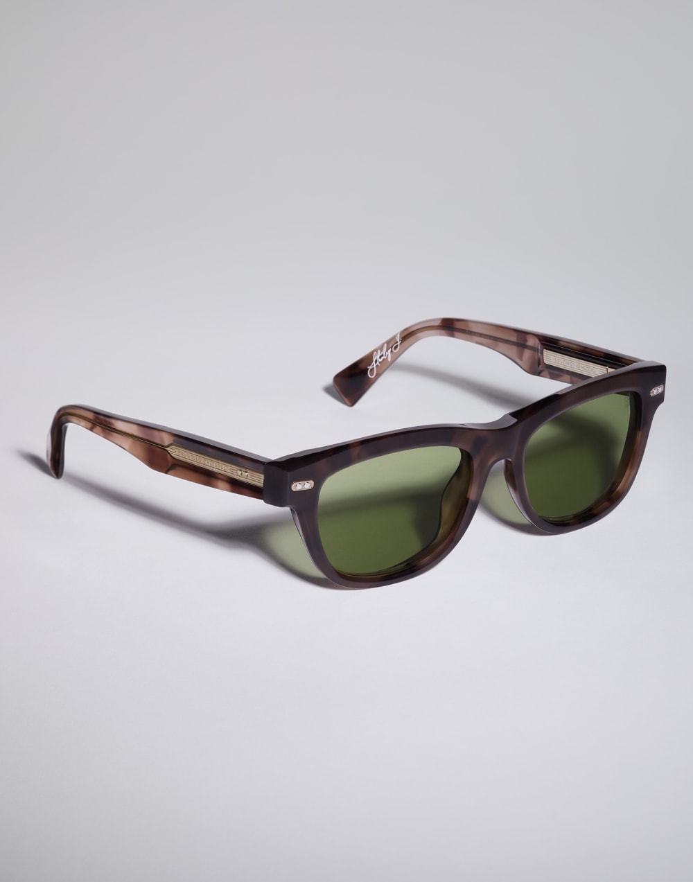 Stanley J. acetate sunglasses Havana Chocolate Eyewear - Brunello Cucinelli