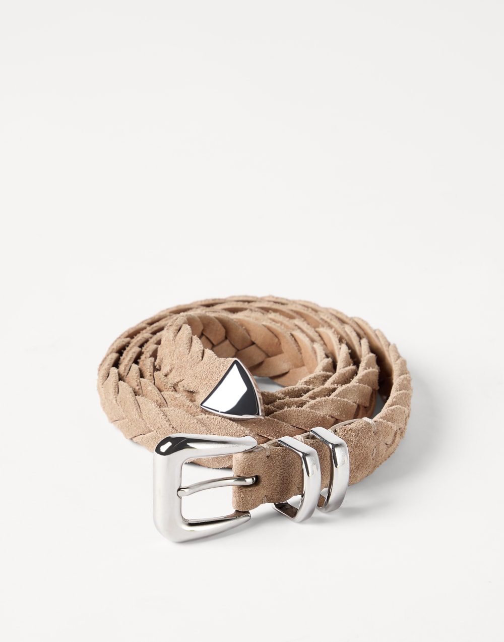 Ceinture en veau renversé Noisette Homme - Brunello Cucinelli