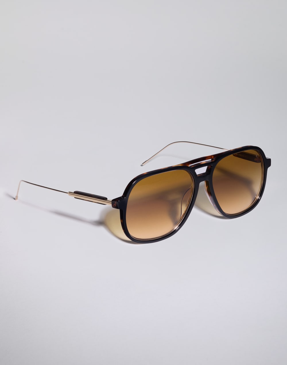 18k gold-plated sunglasses Black Eyewear - Brunello Cucinelli