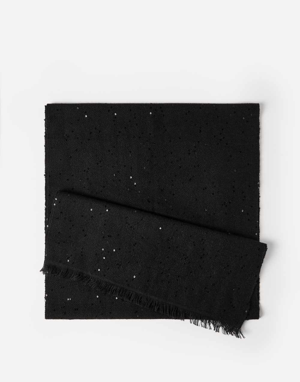 Cashmere and silk Diamond yarn scarf Black Woman - Brunello Cucinelli