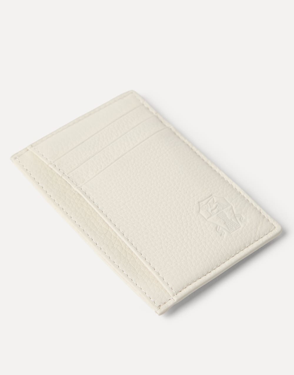 Calfskin card case Chalk Man - Brunello Cucinelli