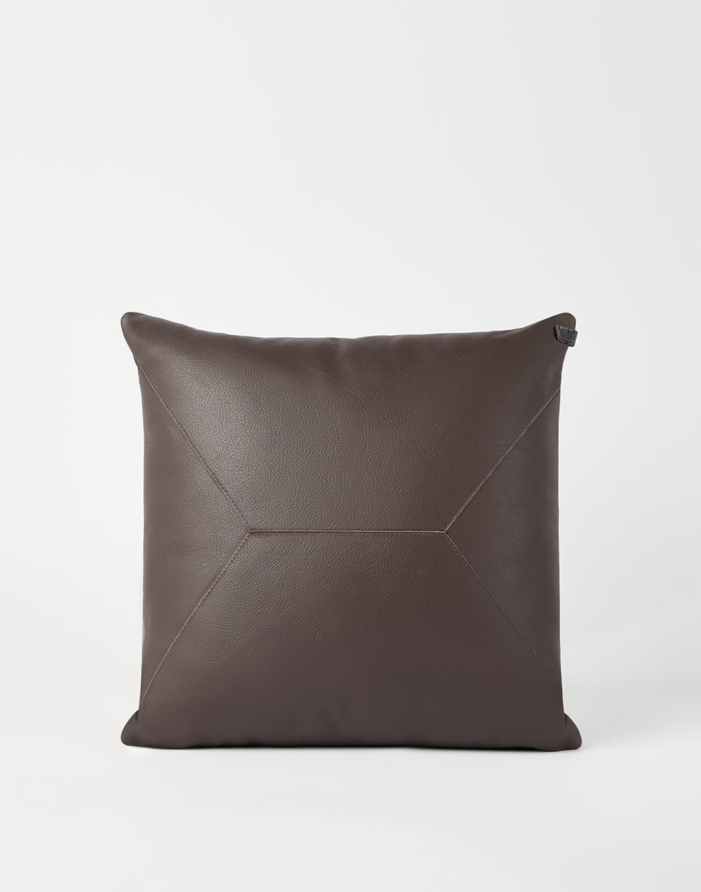 Cushion with monili Cigar Lifestyle - Brunello Cucinelli