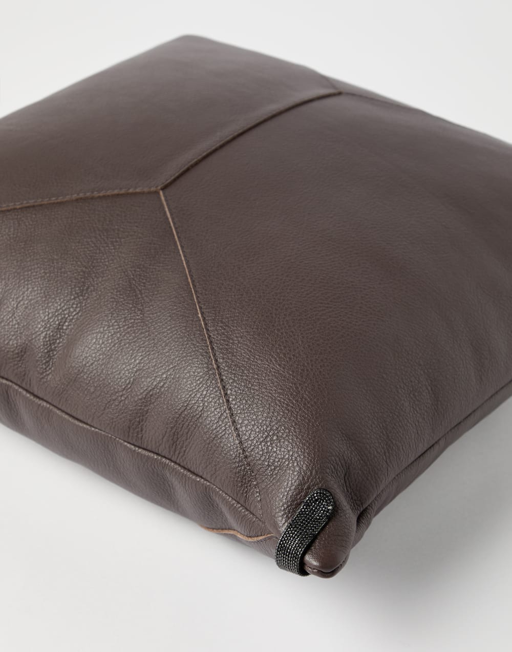 Cushion with monili Cigar Lifestyle - Brunello Cucinelli