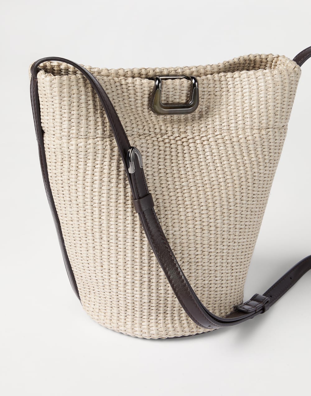 Sartorial small bucket bag Beige Woman - Brunello Cucinelli