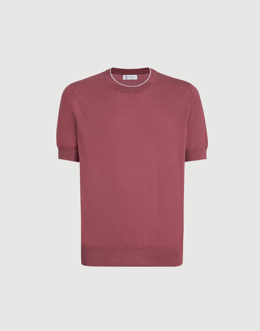 Tee-shirt en coton Corail Homme - Brunello Cucinelli