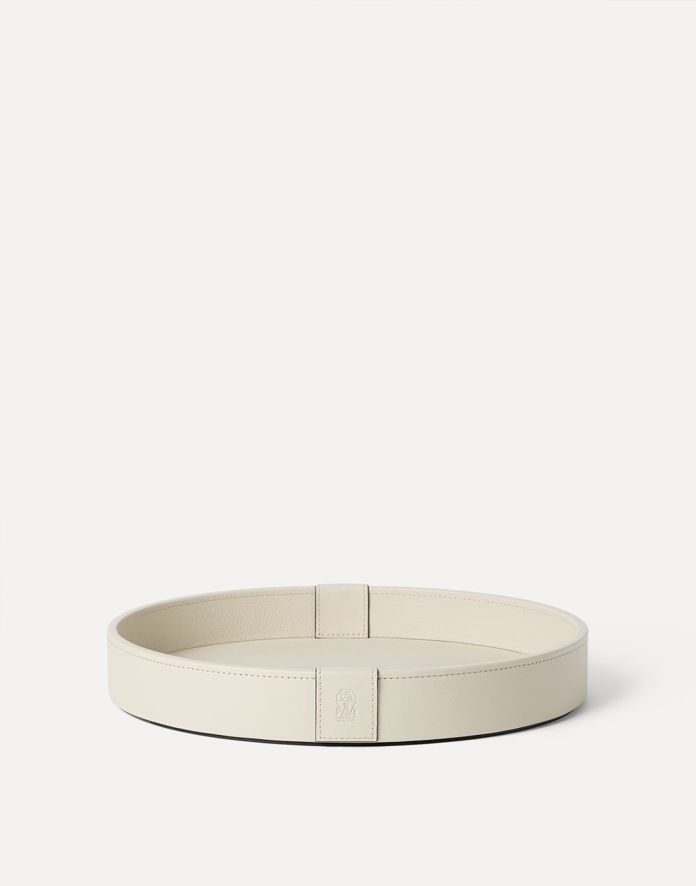 Wood and leather small tray Ivory Lifestyle - Brunello Cucinelli