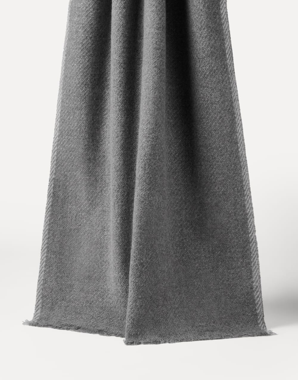 Cashmere scarf Medium Grey Man - Brunello Cucinelli