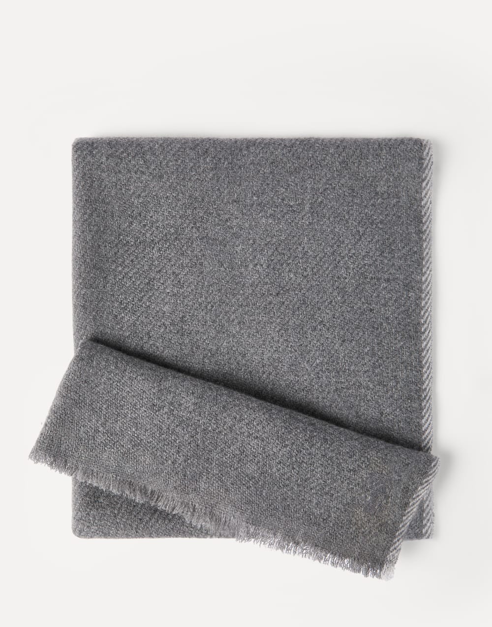 Cashmere scarf Medium Grey Man - Brunello Cucinelli