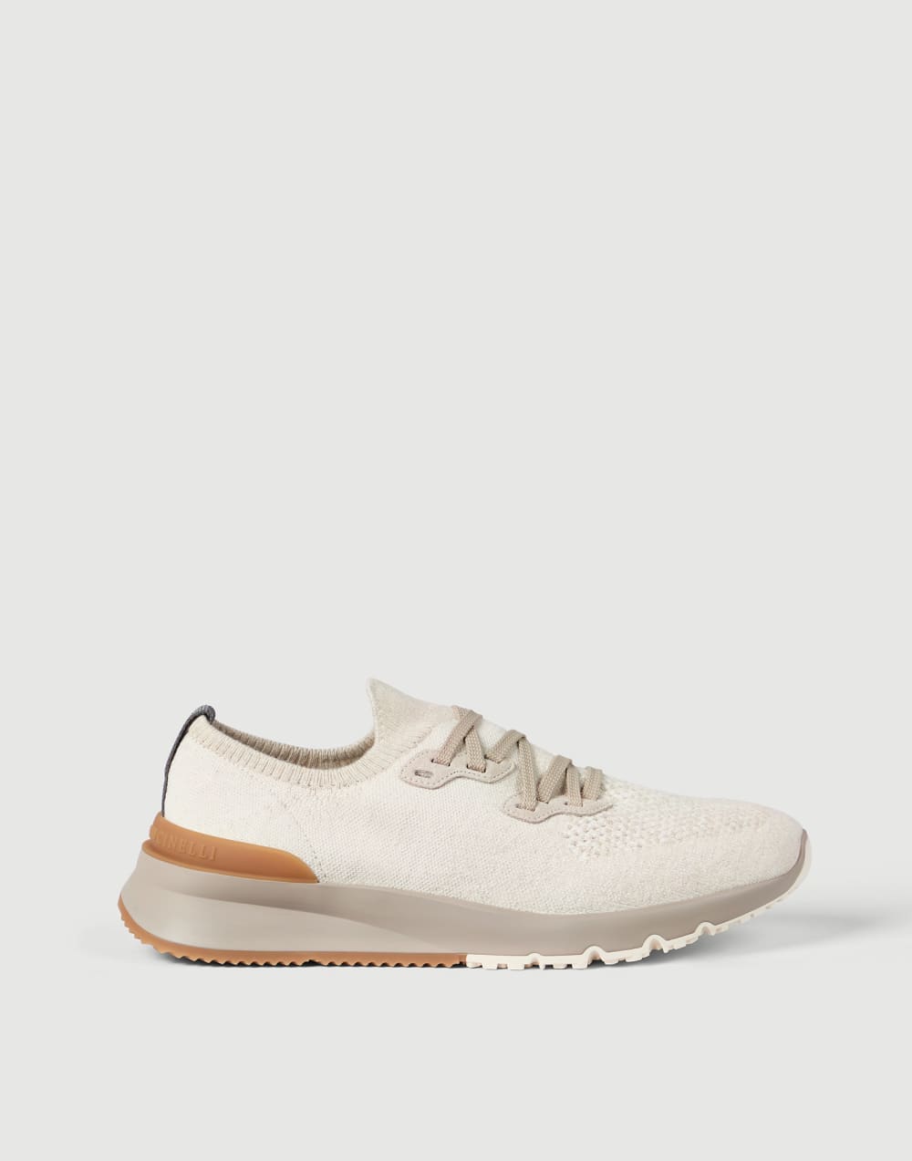 Cotton chiné knit runners Panama Man - Brunello Cucinelli