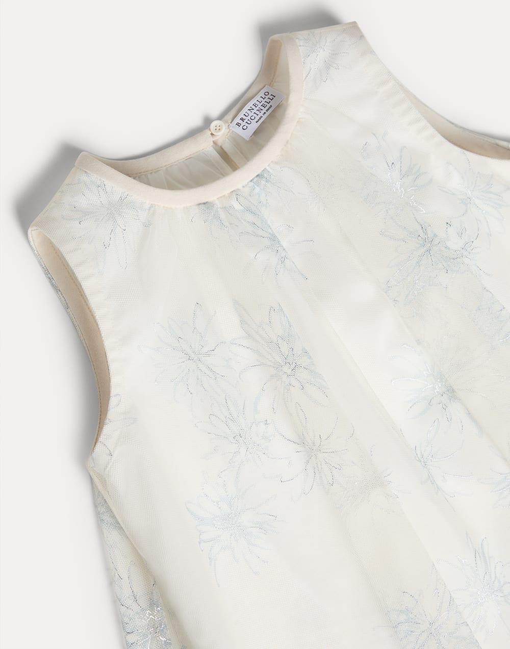 Sparkling daisy top Panama Girls - Brunello Cucinelli