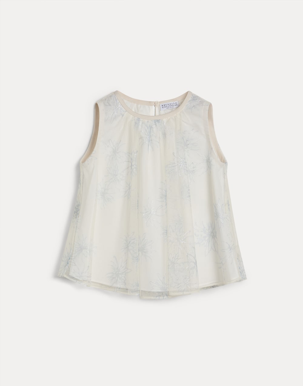 Sparkling daisy top Panama Girls - Brunello Cucinelli
