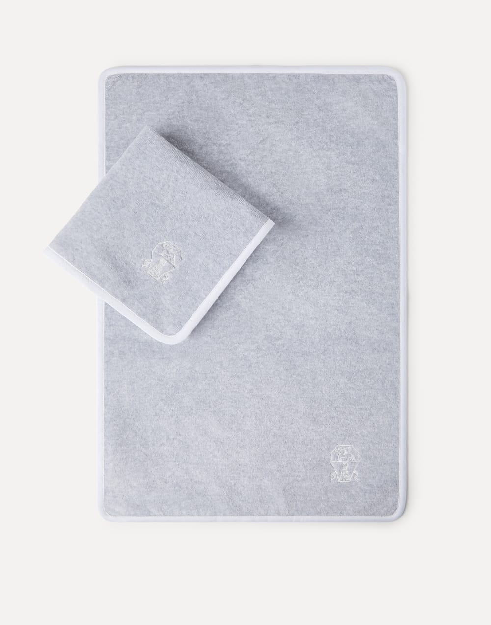 2-piece towel set Grey Lifestyle - Brunello Cucinelli