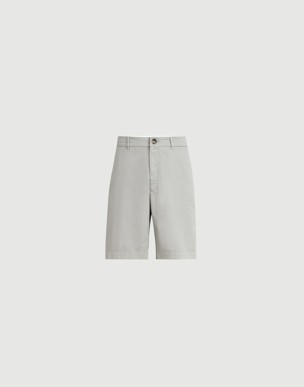 Garment-dyed Bermuda shorts Khaki Man - Brunello Cucinelli