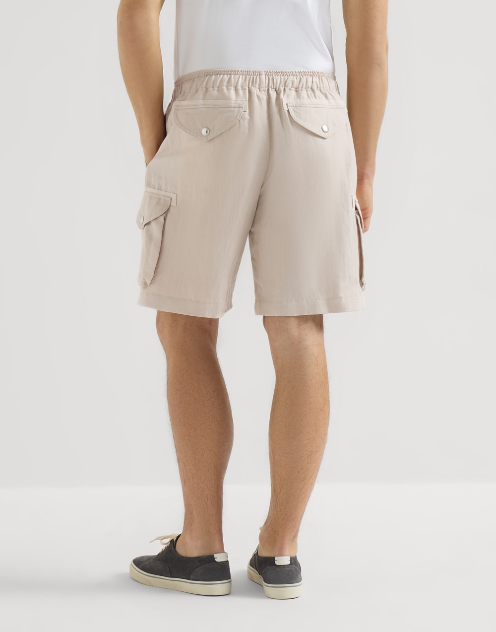Bermuda shorts with cargo pockets Buff Man - Brunello Cucinelli