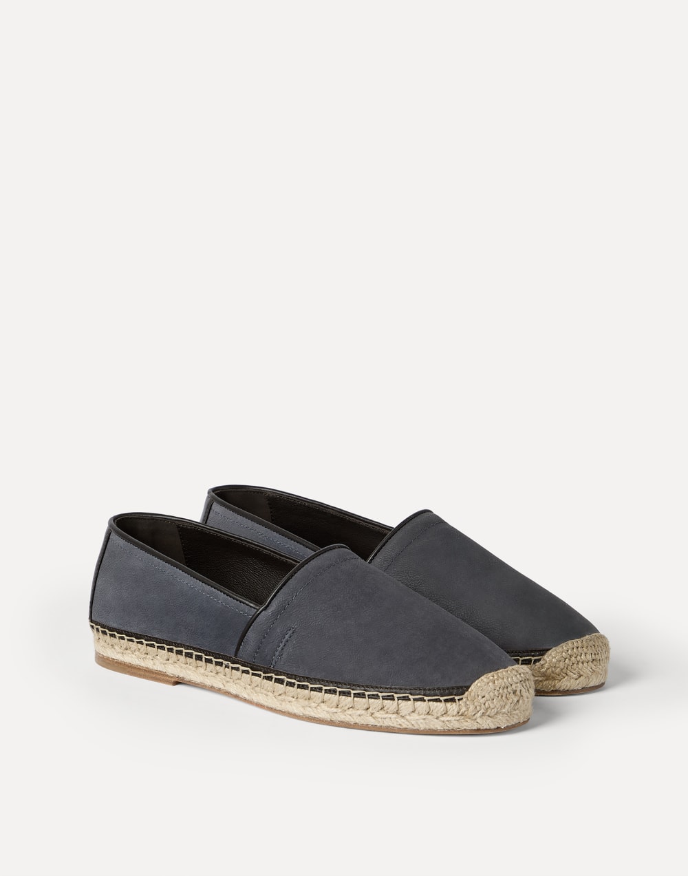 Espadrilles aus Kalbsleder Jeansblau Herren - Brunello Cucinelli