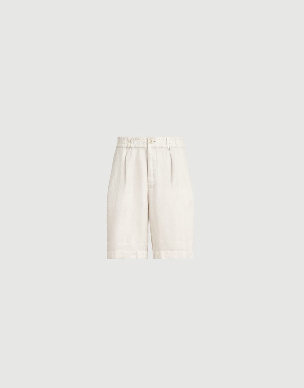 Linen Bermuda shorts Panama Man - Brunello Cucinelli