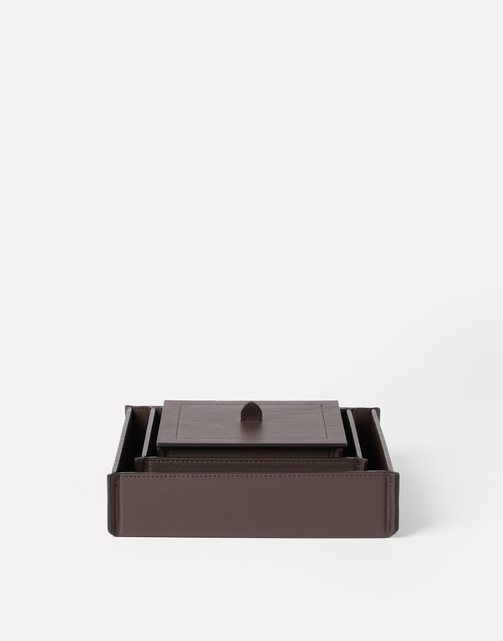 뚜껑이 있는 오브제 수납함 세트 시가 라이프스타일 - Brunello Cucinelli