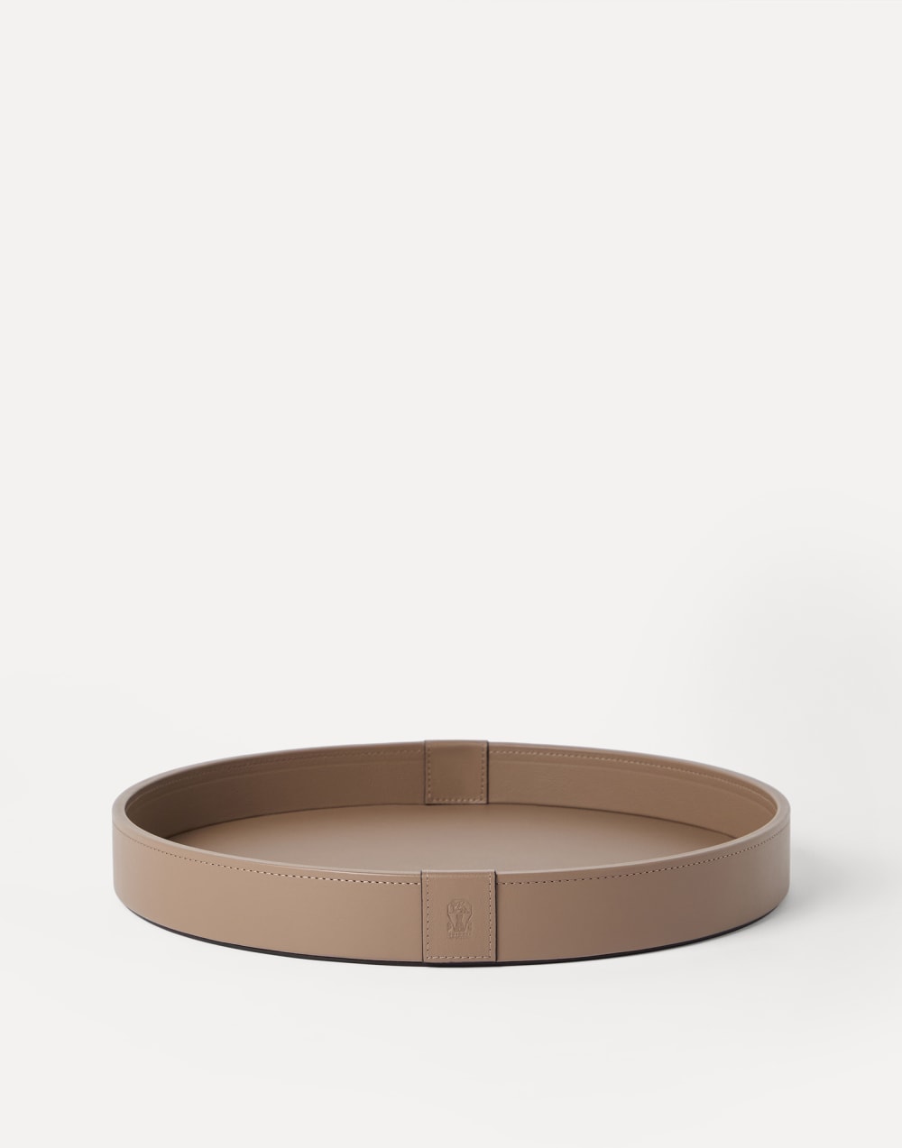 Wood and leather tray Light Brown Lifestyle - Brunello Cucinelli