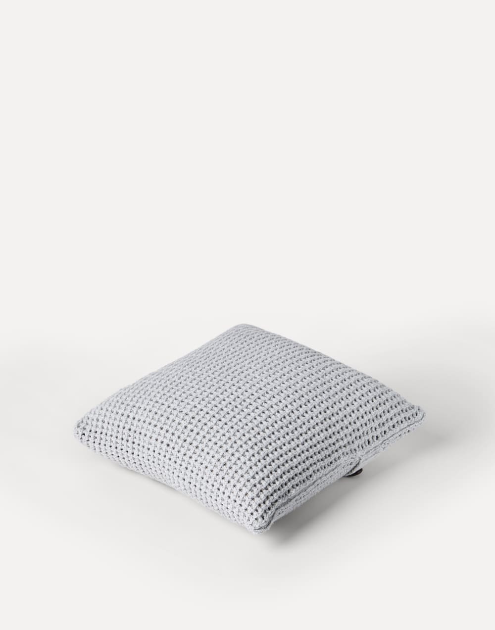 Net knit cushion Light Grey Lifestyle - Brunello Cucinelli