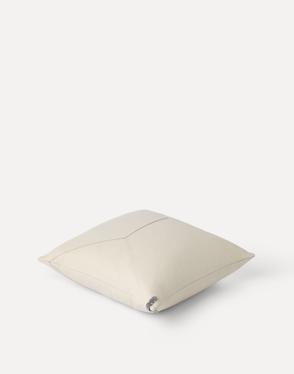 Cushion with monili Ivory Lifestyle - Brunello Cucinelli