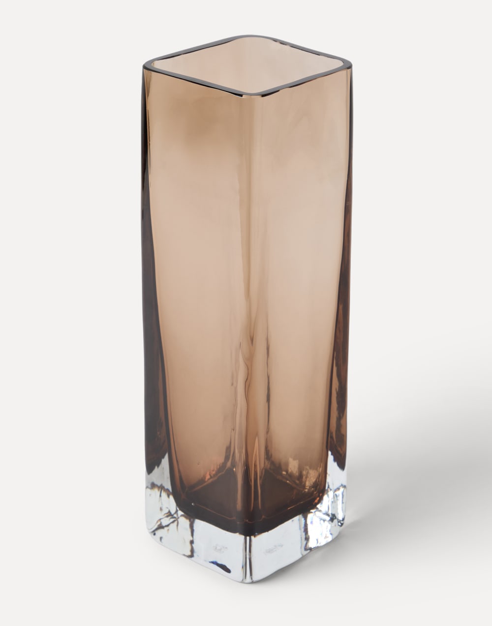 Jarrón rectangular en cristal de Murano Natura Lifestyle - Brunello Cucinelli