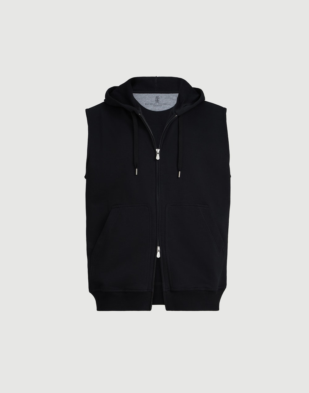 Толстовка без рукавов Чёрный Мужчина - Brunello Cucinelli