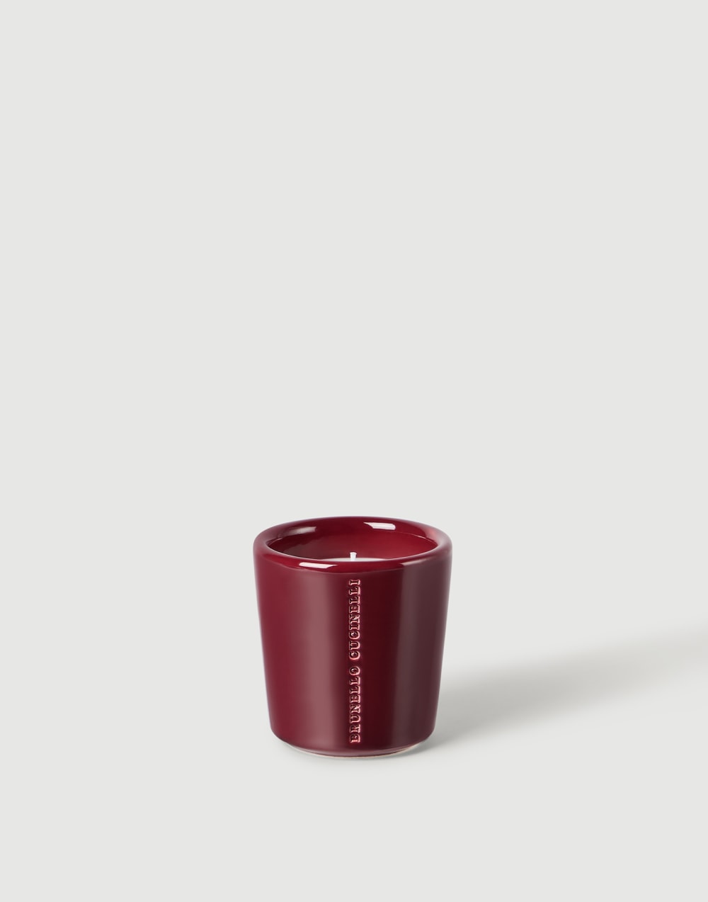 Candle in craquelée vessel Bordeaux Lifestyle - Brunello Cucinelli