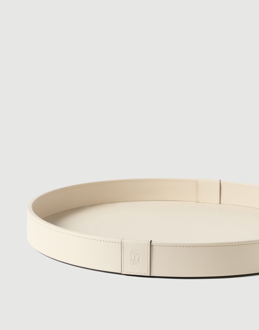 Large leather tray Ivory Lifestyle - Brunello Cucinelli
