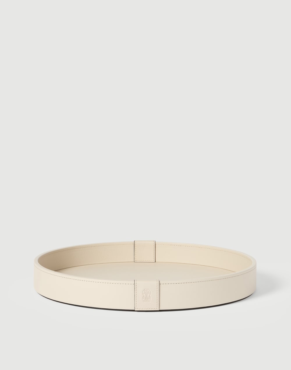 Wood and leather tray Ivory Lifestyle - Brunello Cucinelli