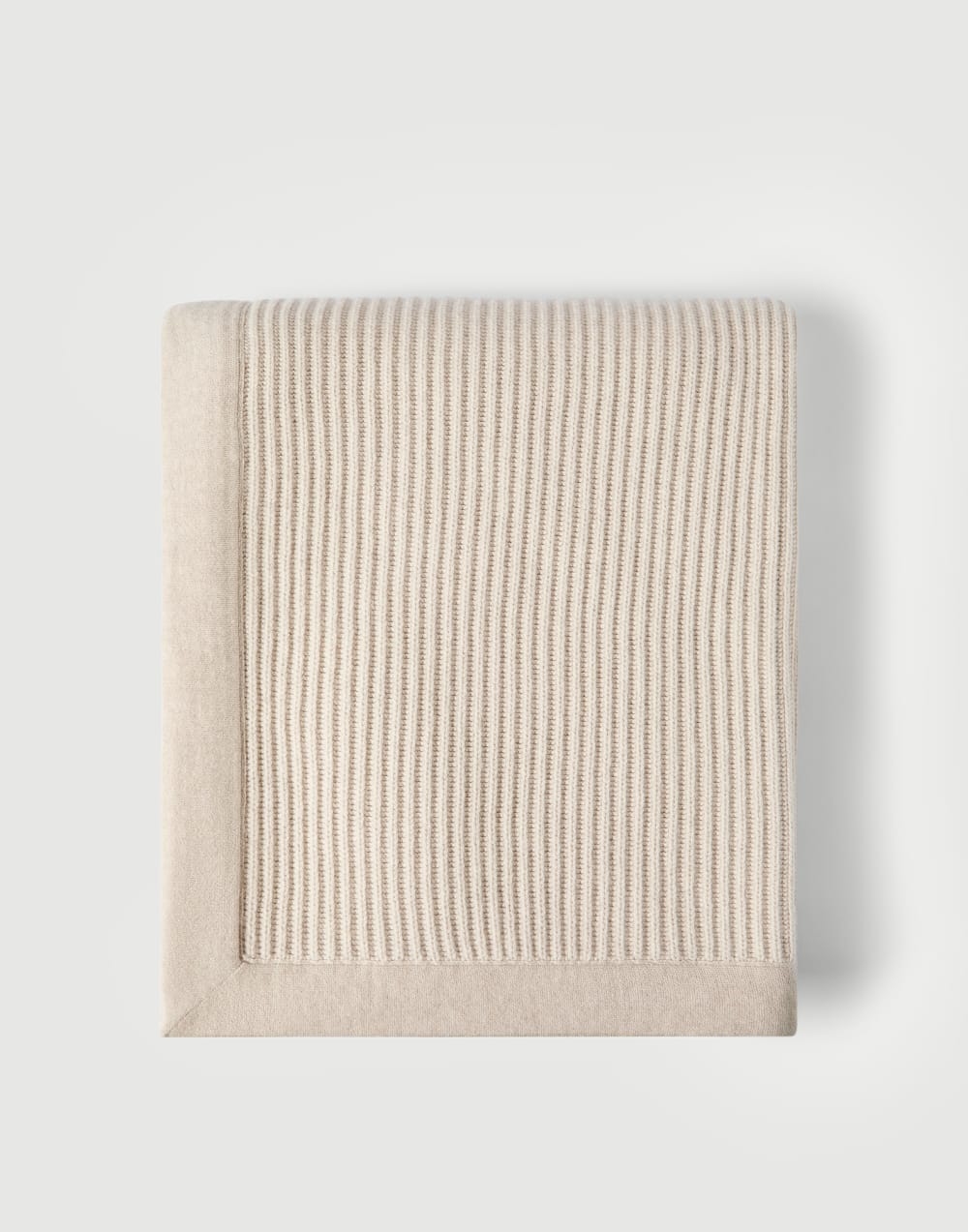 Knit blanket Buff Lifestyle - Brunello Cucinelli