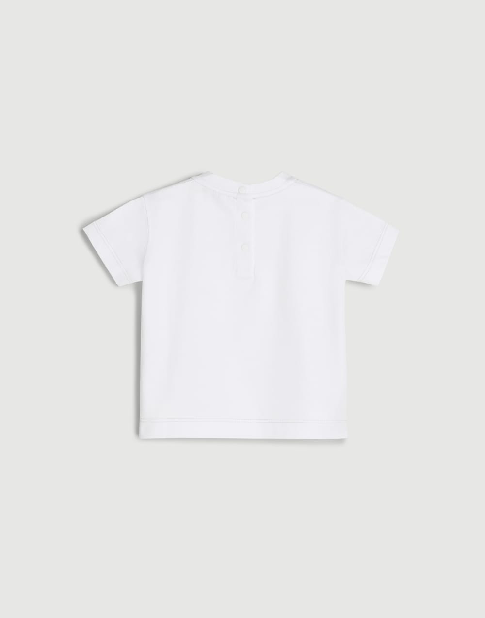 Cotton jersey Baby Bernie T-shirt White Baby - Brunello Cucinelli