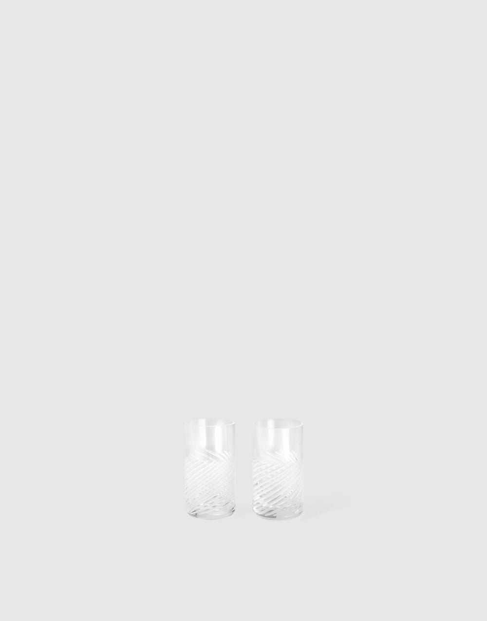 Amaro glasses in Murano glass Transparent Lifestyle - Brunello Cucinelli