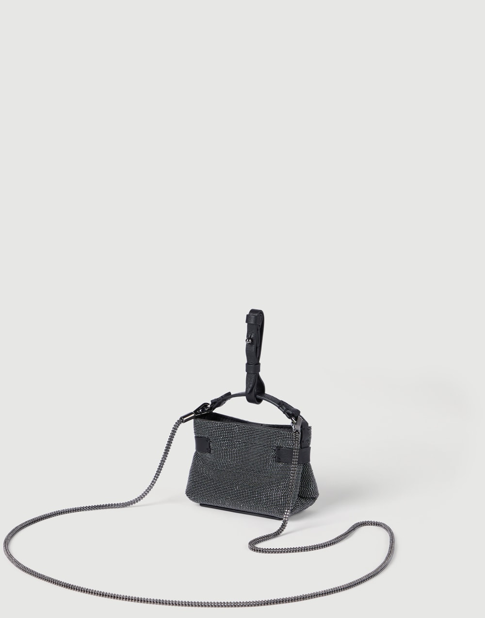 Bolso Essence micro Precious Antracita Mujer - Brunello Cucinelli