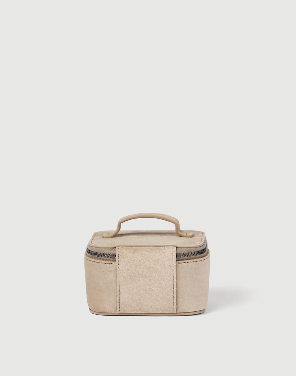 Suede small jewelry box Light Grey Woman - Brunello Cucinelli