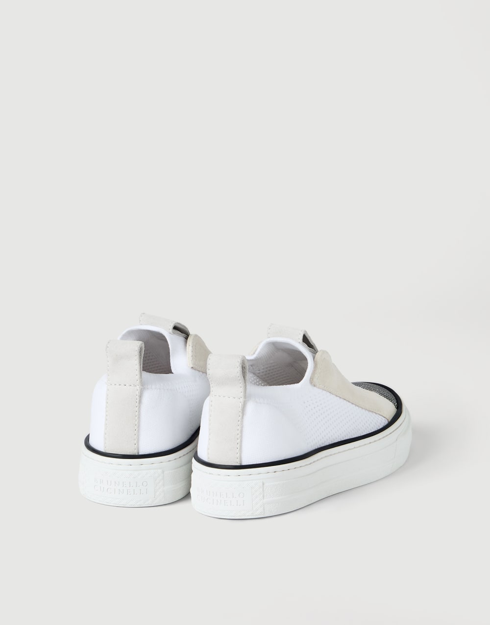 モニーレ付き スニーカー ホワイト レディース - Brunello Cucinelli