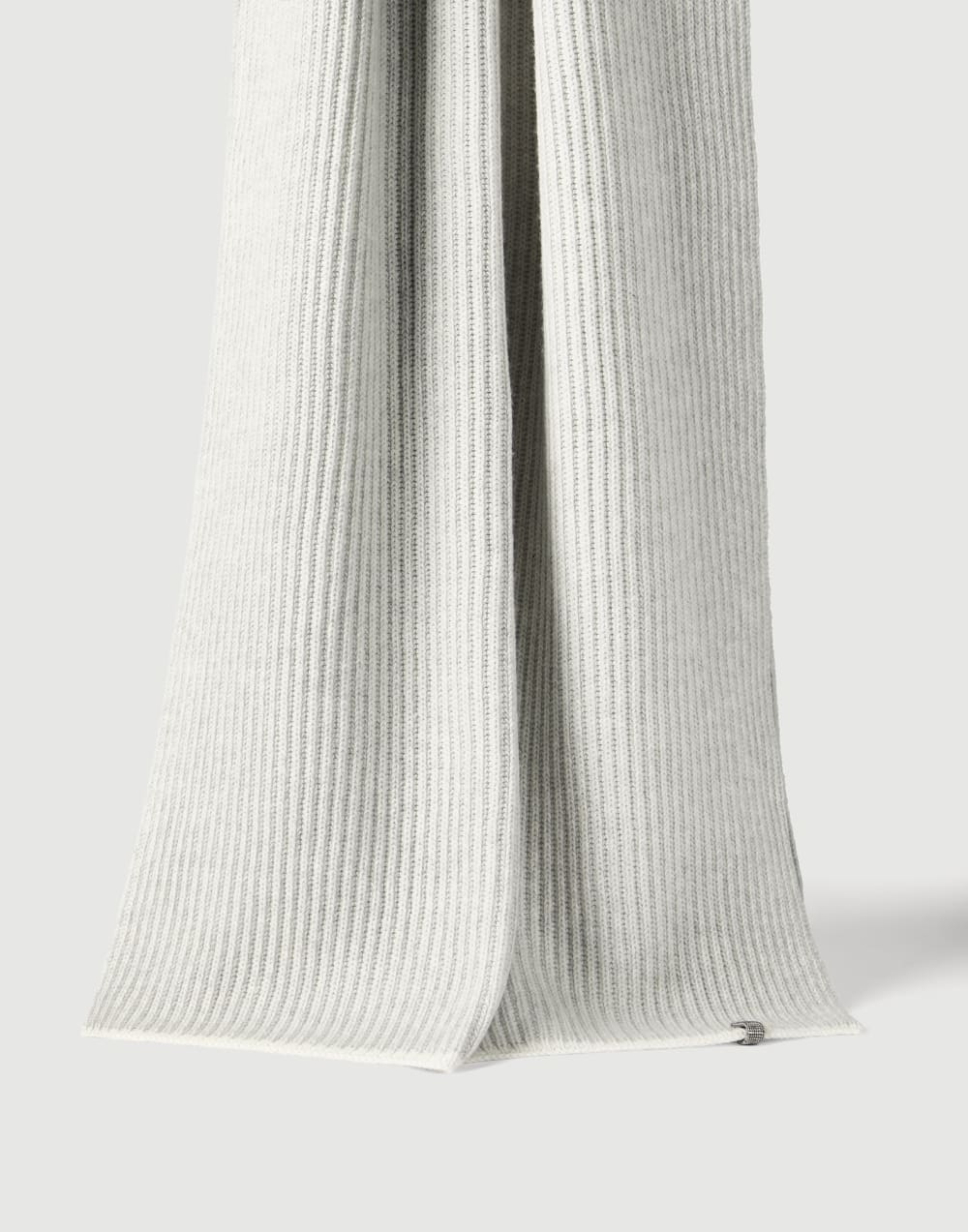 Knit scarf Light Grey Woman - Brunello Cucinelli