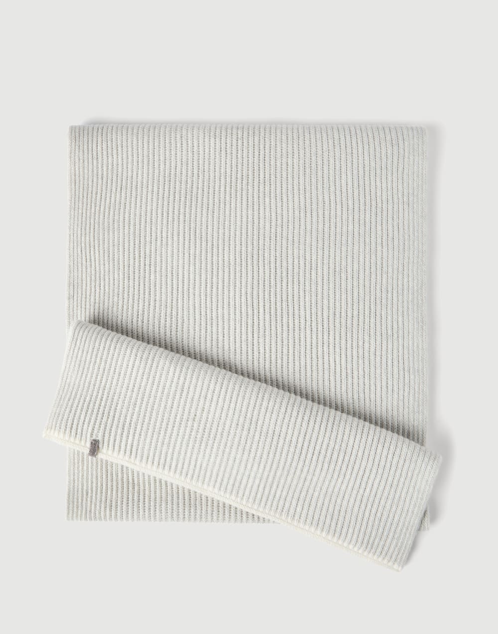Knit scarf Light Grey Woman - Brunello Cucinelli