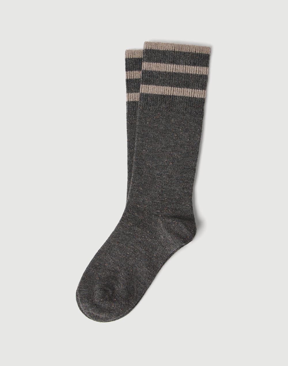 Sparkling knit socks Anthracite Woman - Brunello Cucinelli