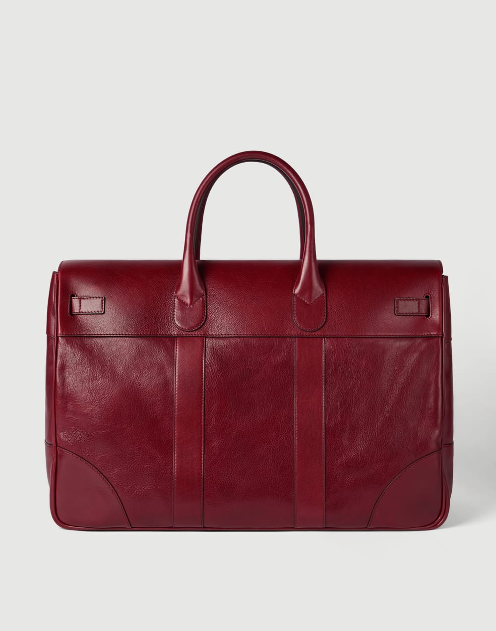 Calfskin country bag Terracotta Man - Brunello Cucinelli