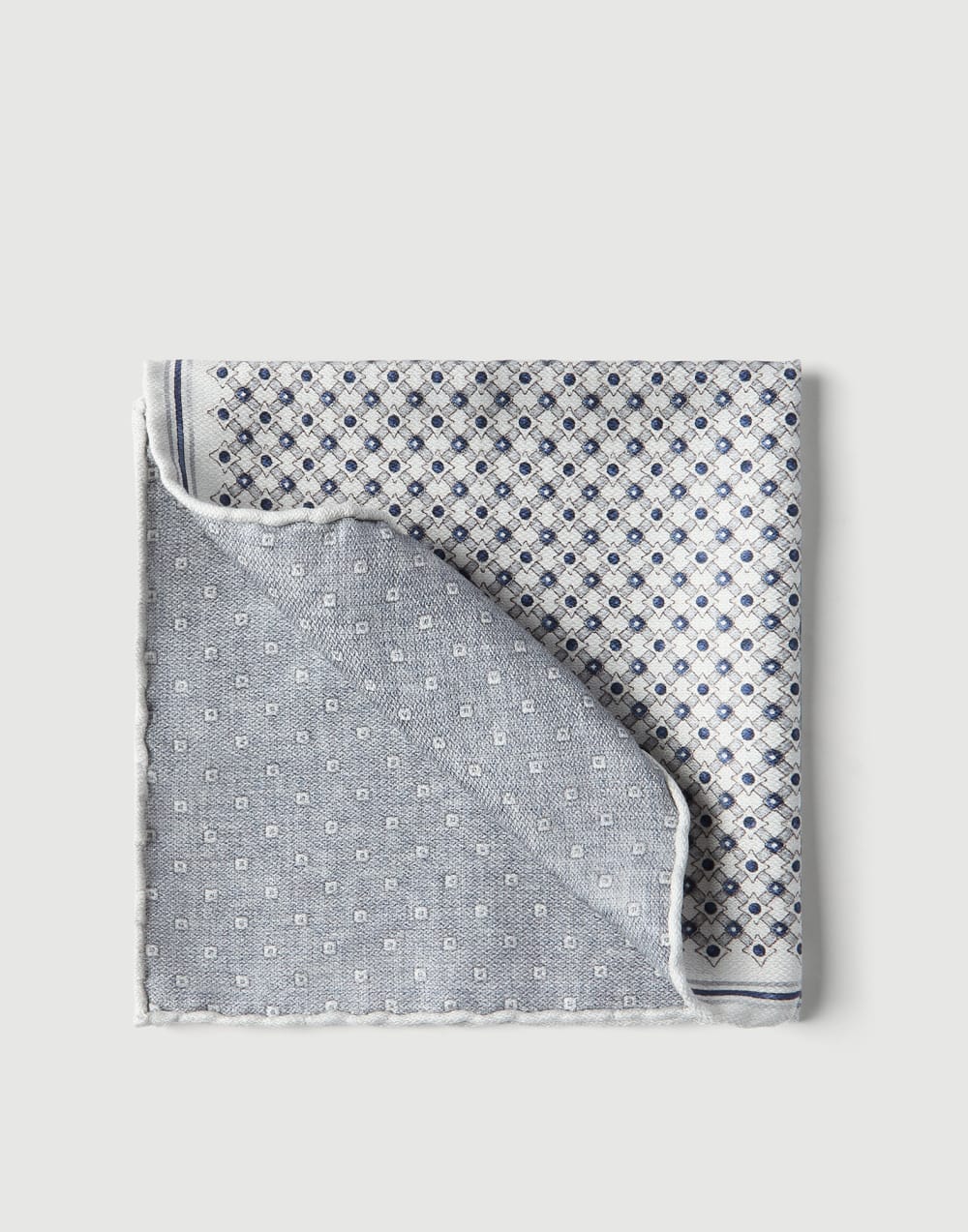 Pañuelo de bolsillo con diseño Azul Fuerza Aérea Hombre - Brunello Cucinelli